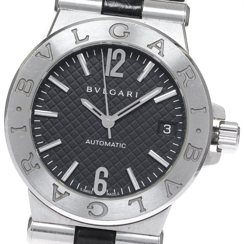 BVLGARI Diagono DG35S Date black Dial Automatic Men's Watch_835913