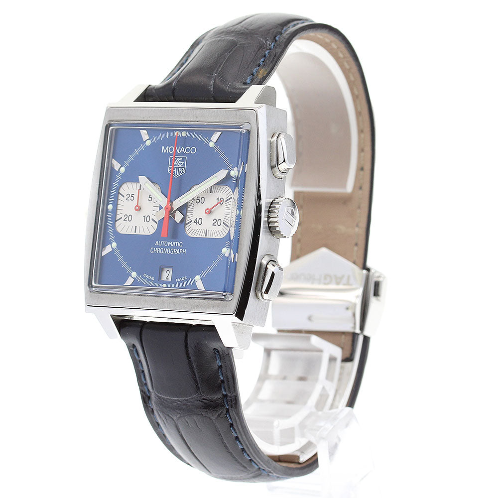TAG HEUER Monaco CW2113-0 Chronograph blue Dial Automatic Men's Watch_835924
