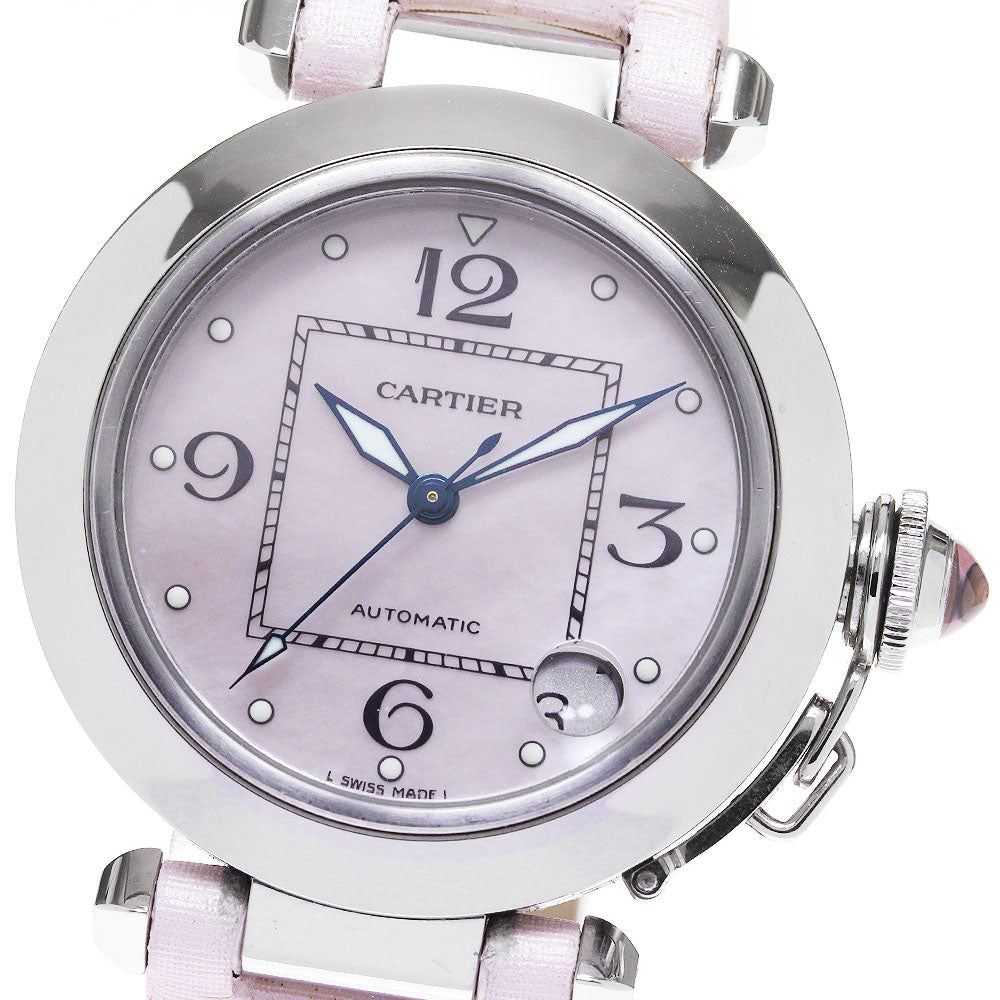CARTIER Pasha C X'mas Limited 2003 W3106499 Date Pink shell Dial Automatic Ladies Watch_835952
