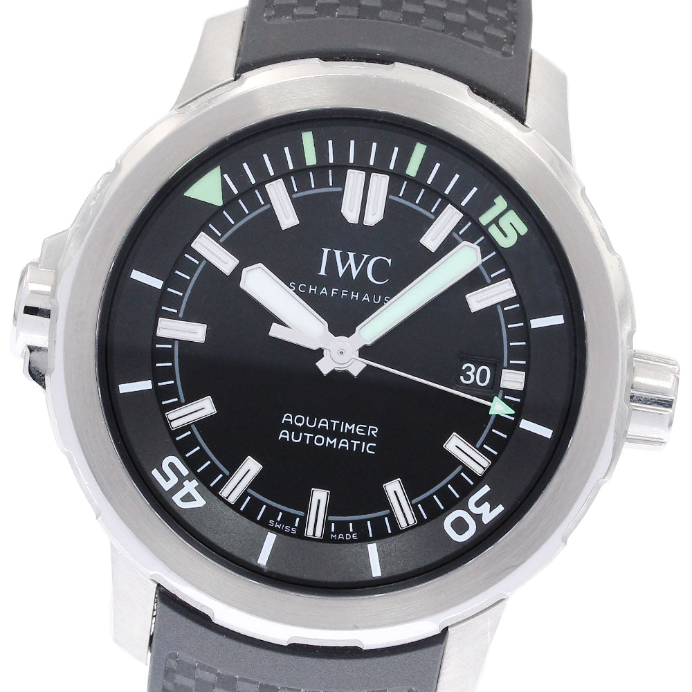 IWC SCHAFFHAUSEN Aqua timer IW328802 black Dial Automatic Men's Watch_836062