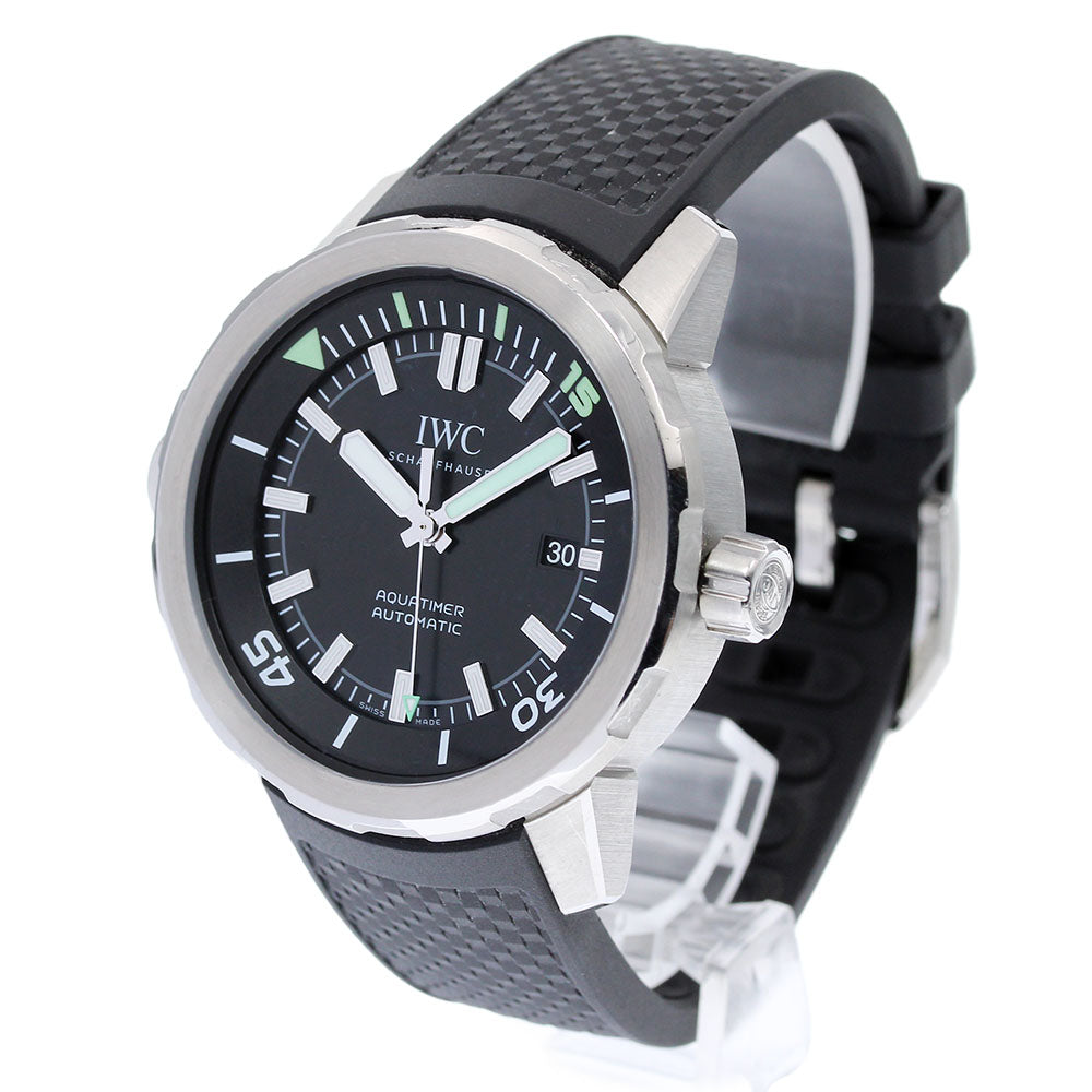 IWC SCHAFFHAUSEN Aqua timer IW328802 black Dial Automatic Men's Watch_836062