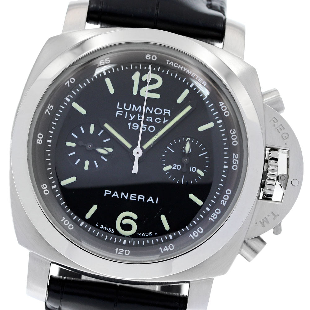 PANERAI Luminor 1950 PAM00212 Flyback chronograph black Dial Automatic Men's Watch_836071
