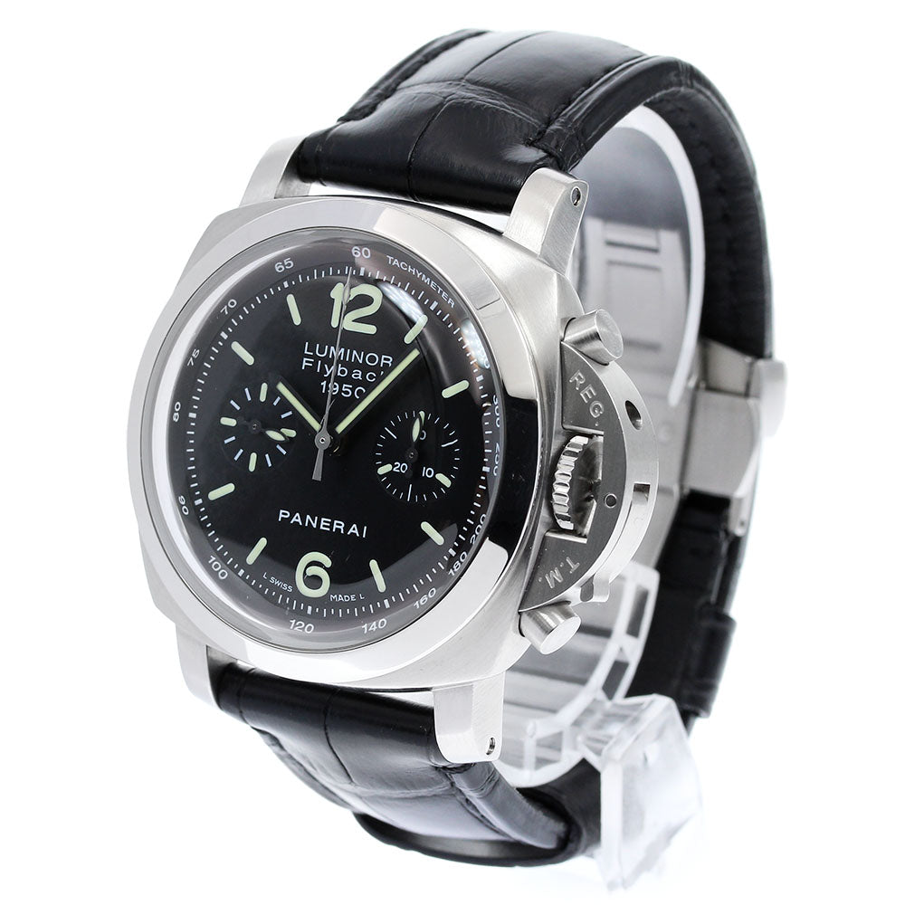 PANERAI Luminor 1950 PAM00212 Flyback chronograph black Dial Automatic Men's Watch_836071