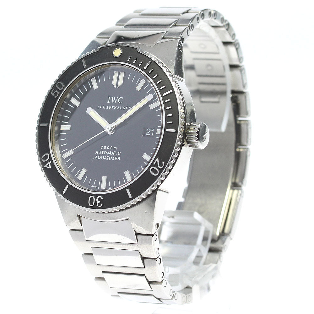 IWC SCHAFFHAUSEN GST Aquatimer IW353602 Date Black Dial Automatic Men's _836129