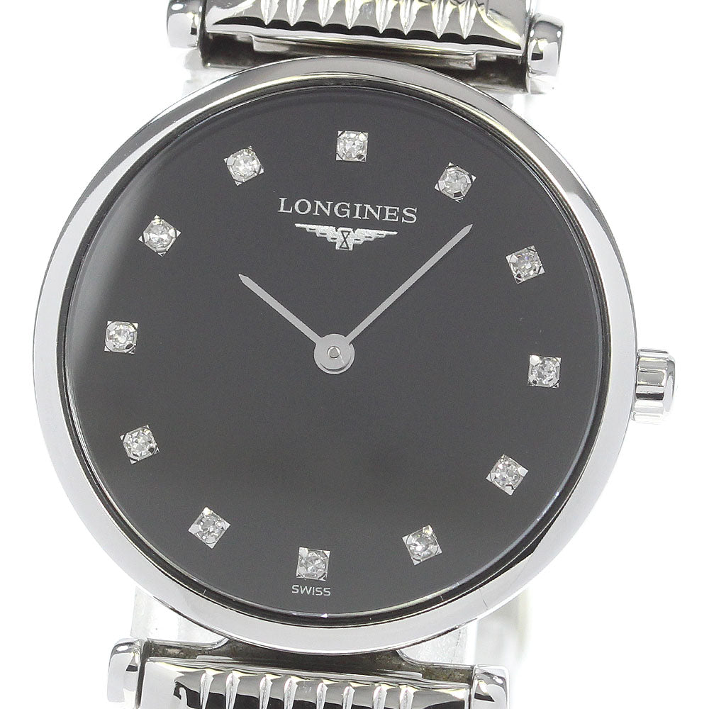 LONGINES Grand Classic L4.209.4 12P diamond Quartz Ladies Watch_836169