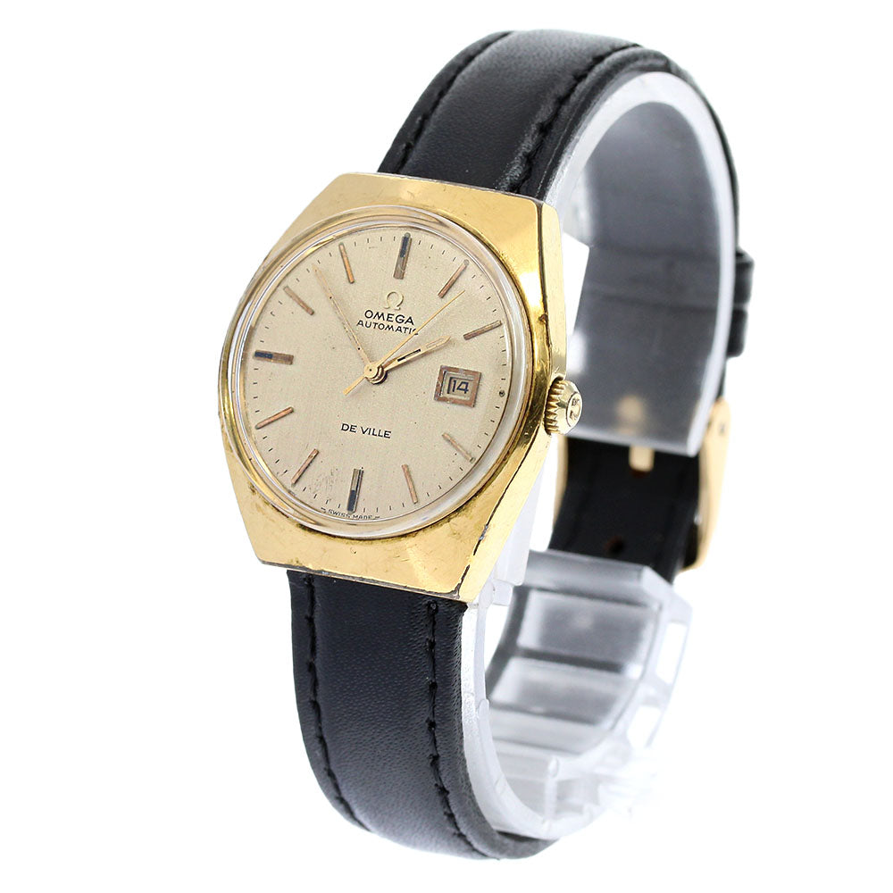 OMEGA De Ville Date gold Dial Automatic Ladies Watch_836170