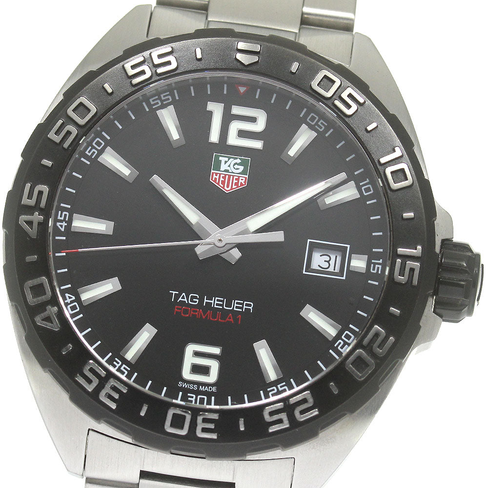TAG HEUER Formula 1 WAZ1110 Date Black Dial Quartz Men's Watch_836243