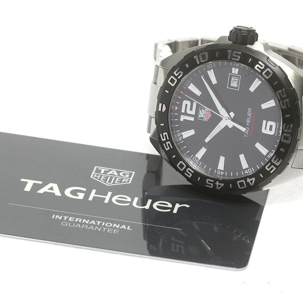 TAG HEUER Formula 1 WAZ1110 Date Black Dial Quartz Men's Watch_836243