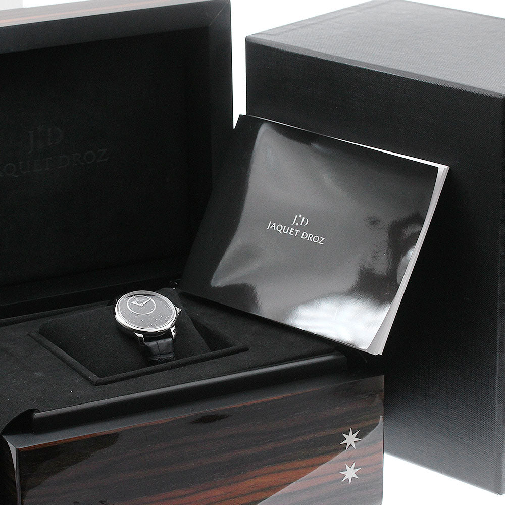 JAQUET DROZ petite wool minute aventurine J005000570 Navy Dial Automatic Ladies Watch_836864