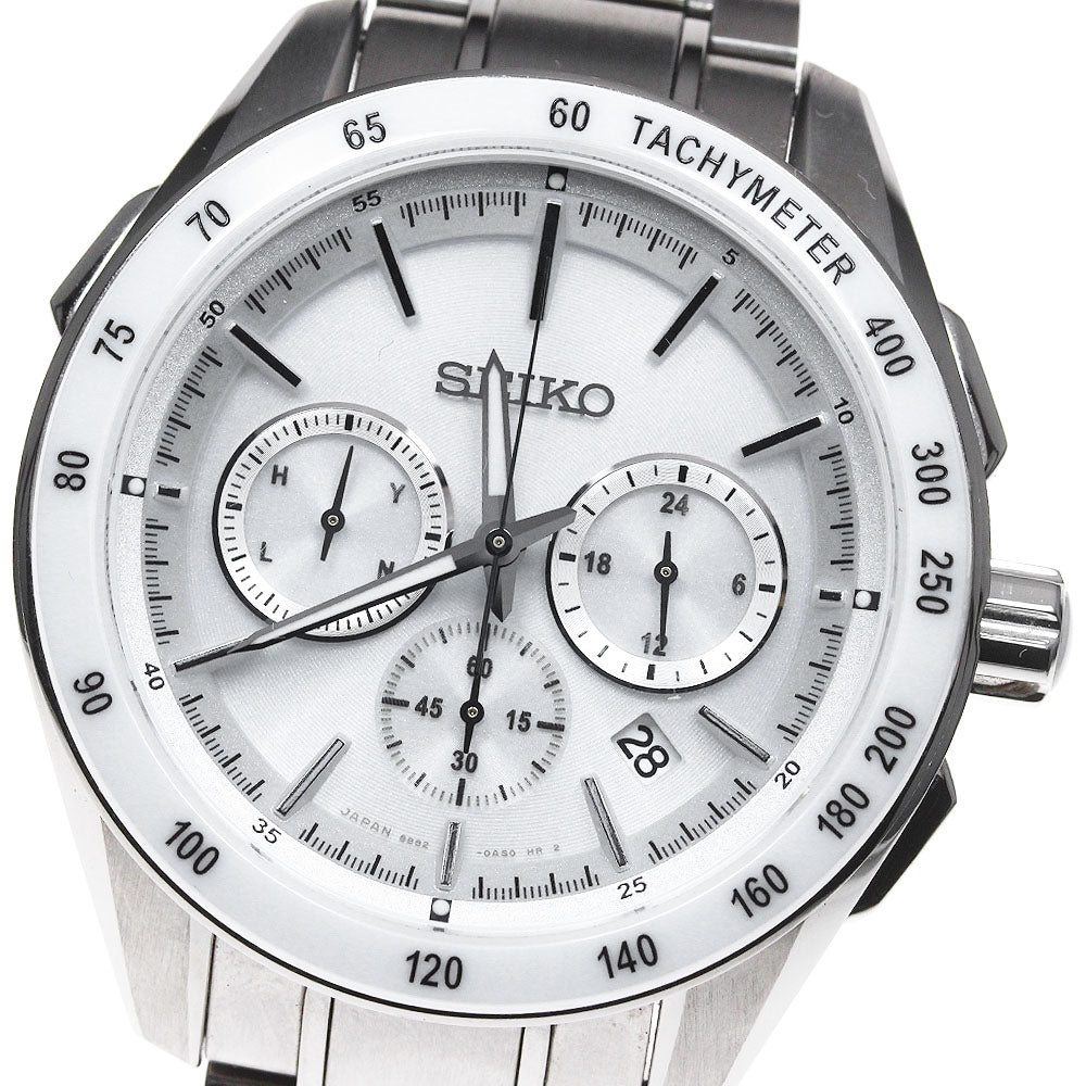 SEIKO Brights SAGA169/8B82-0AP0 Chronograph Solar Powered Radio Men's_836900