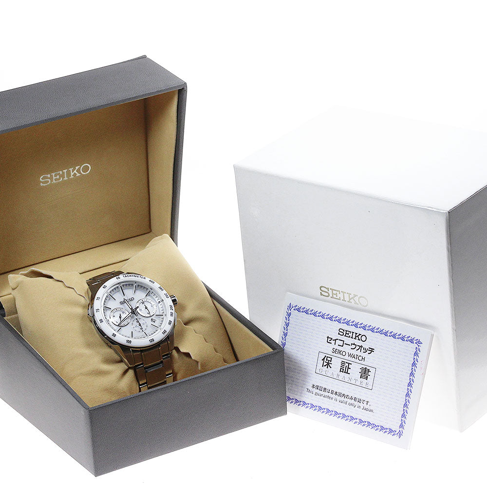 SEIKO Brights SAGA169/8B82-0AP0 Chronograph Solar Powered Radio Men's_836900