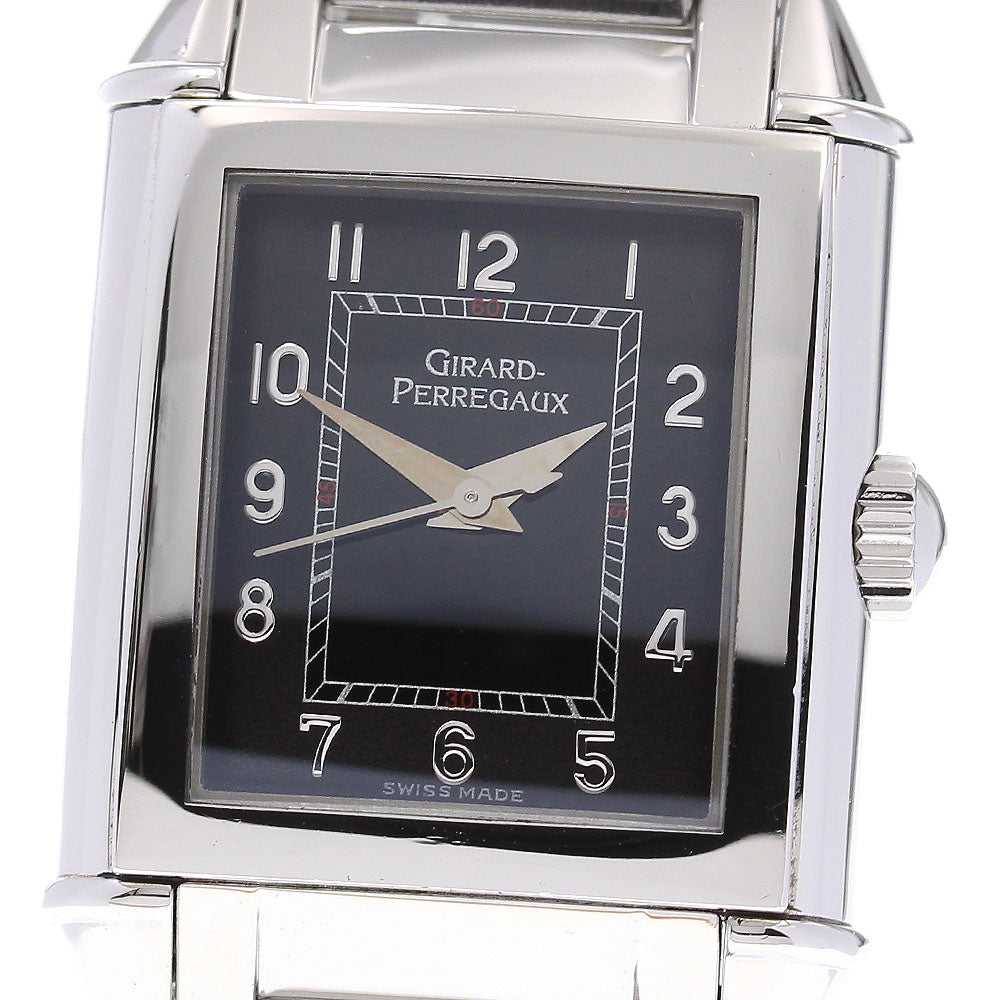GIRARD PERREGAUX vintage 2589 black Dial Hand Winding Ladies Watch_836906