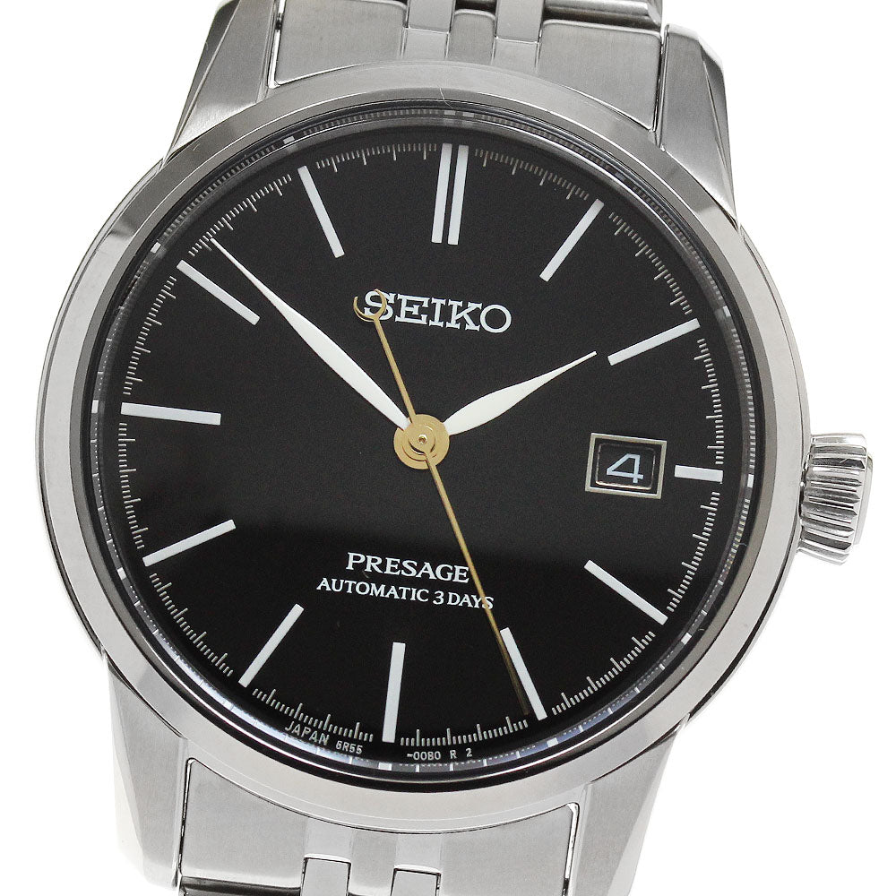 SEIKO Presage SARX107/6R55-00C0 Date Black Dial Automatic Men's Watch_836910
