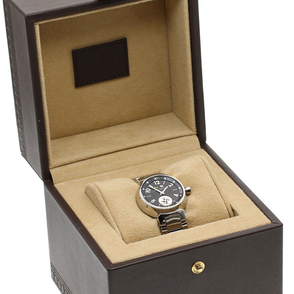 LOUIS VUITTON Tambour Lovely Cup Q12M1 12P diamond Quartz Ladies Watch_836919