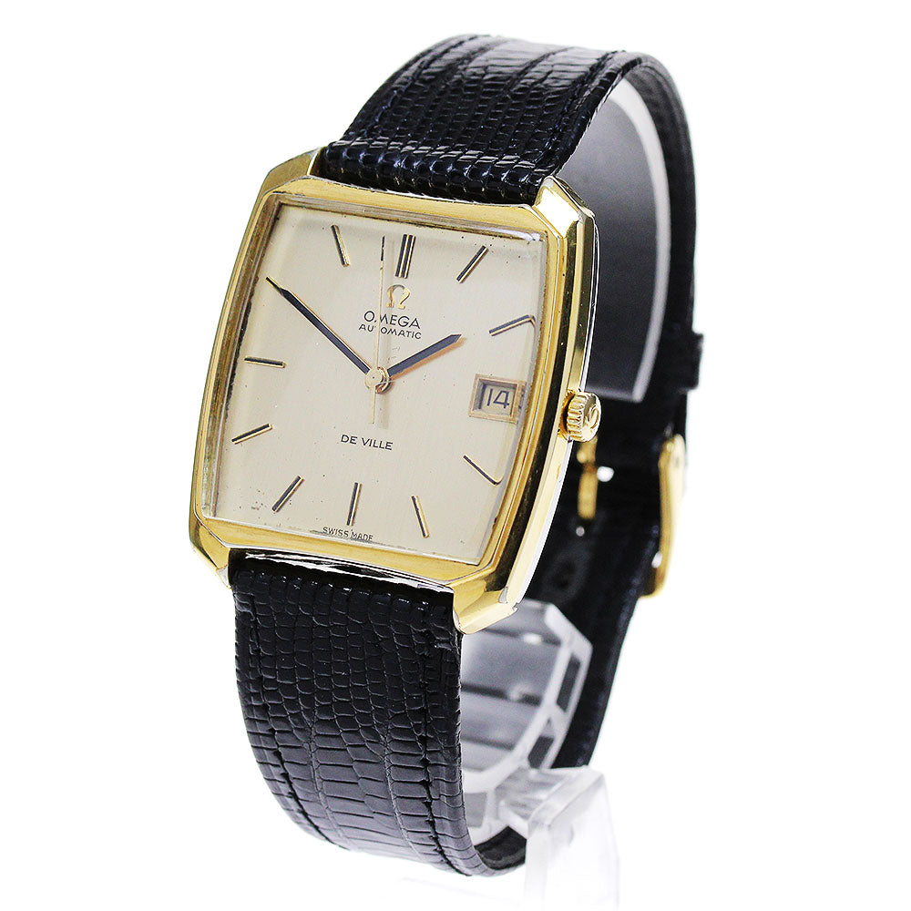 OMEGA De Ville 162.048 Square Date cal.1002 gold Dial Automatic Men's Watch_836940