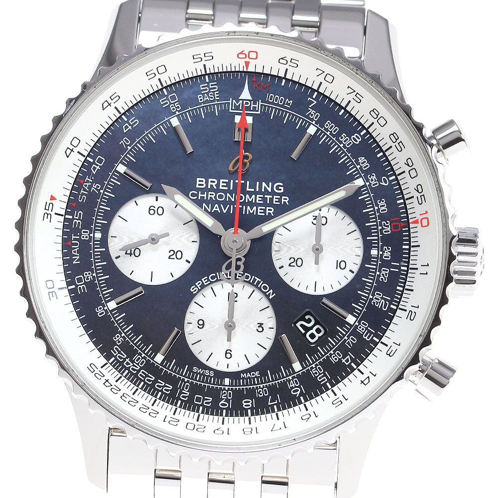 BREITLING Navitimer 01 AB0121 Chronograph 43 Japan Edition Black shell Dial Automatic Men's Watch_836980