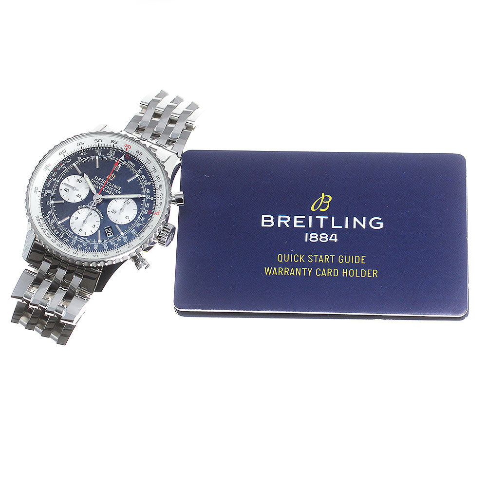 BREITLING Navitimer 01 AB0121 Chronograph 43 Japan Edition Black shell Dial Automatic Men's Watch_836980