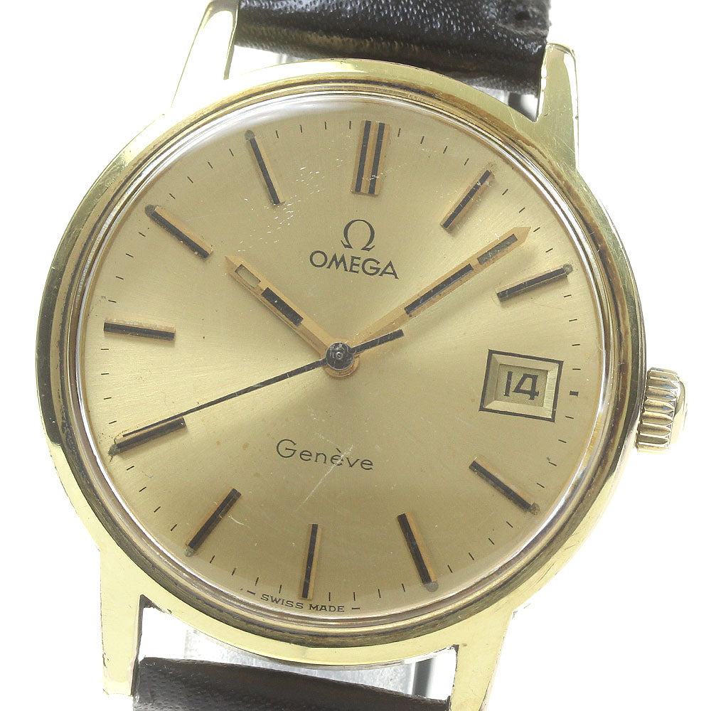 OMEGA Geneve 136.0098 Cal.613 gold Dial Hand Winding Men's Watch_836986
