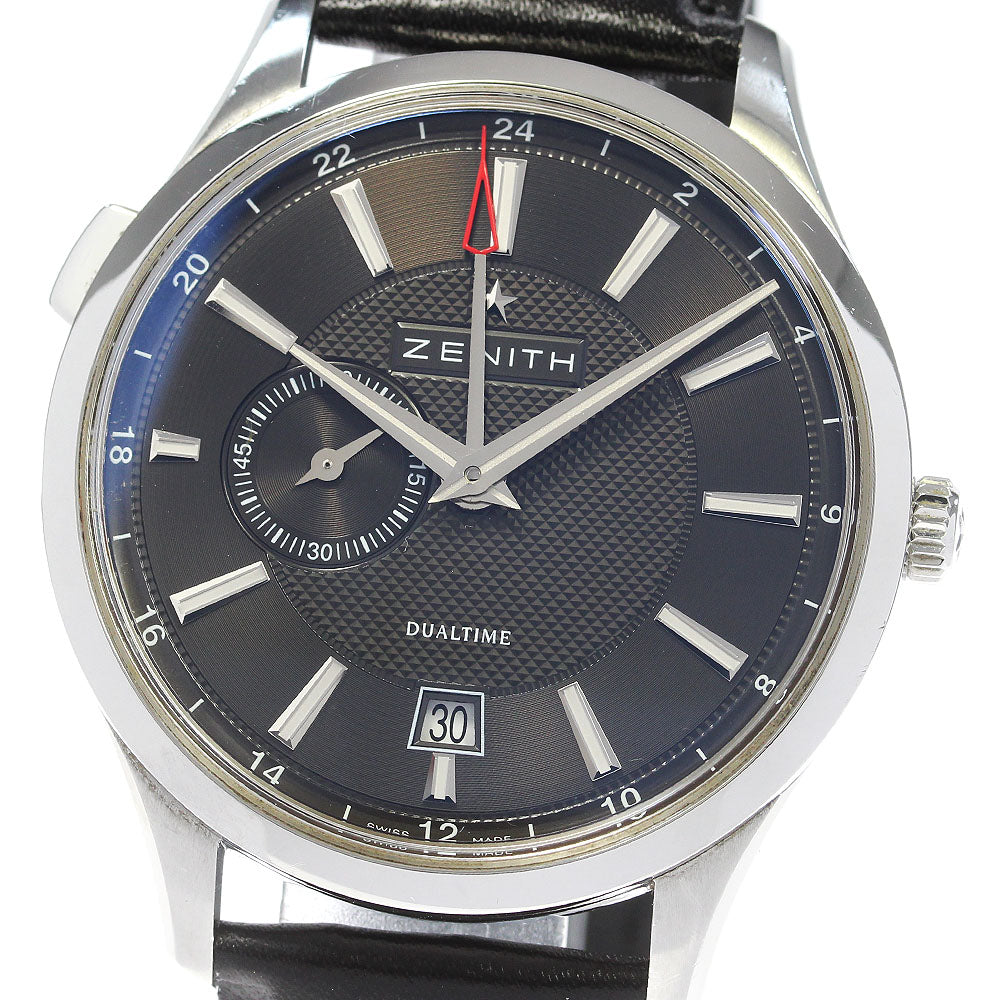 ZENITH captain dual time 03.2130.682 Brown Dial Automatic Men's Watch_837036