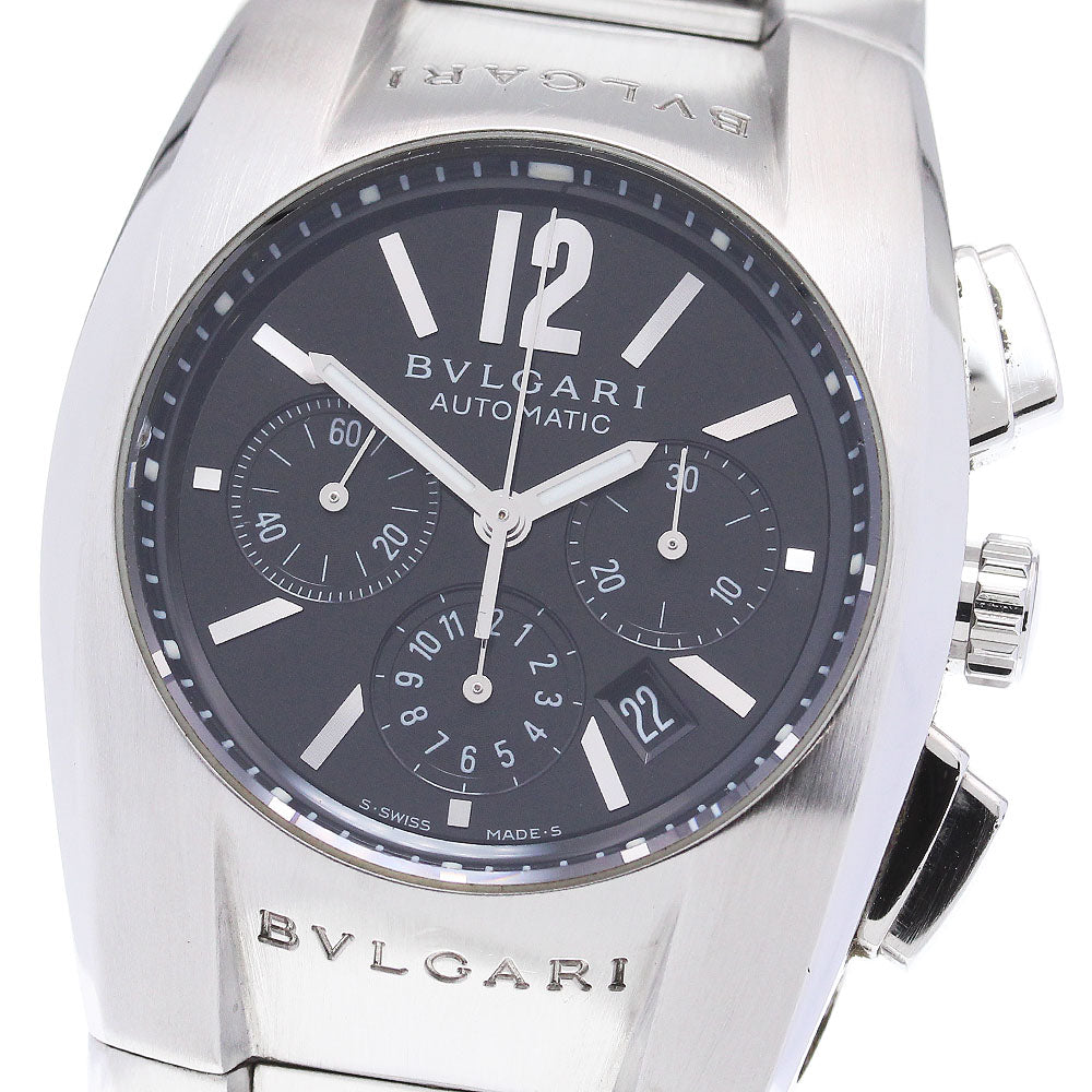 BVLGARI Elgon EG35SCH Chronograph Black Dial Automatic Boy's Watch_837073