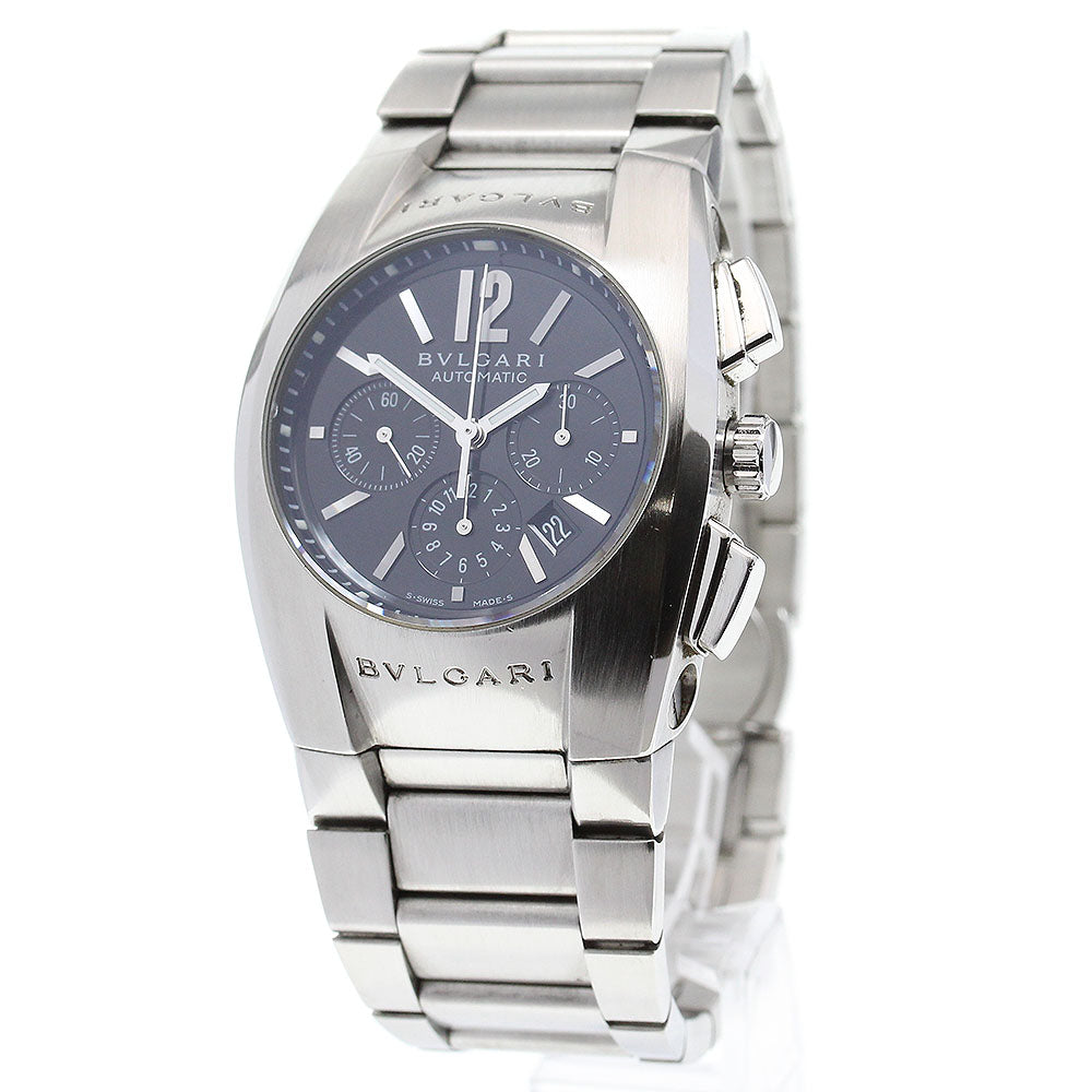 BVLGARI Elgon EG35SCH Chronograph Black Dial Automatic Boy's Watch_837073