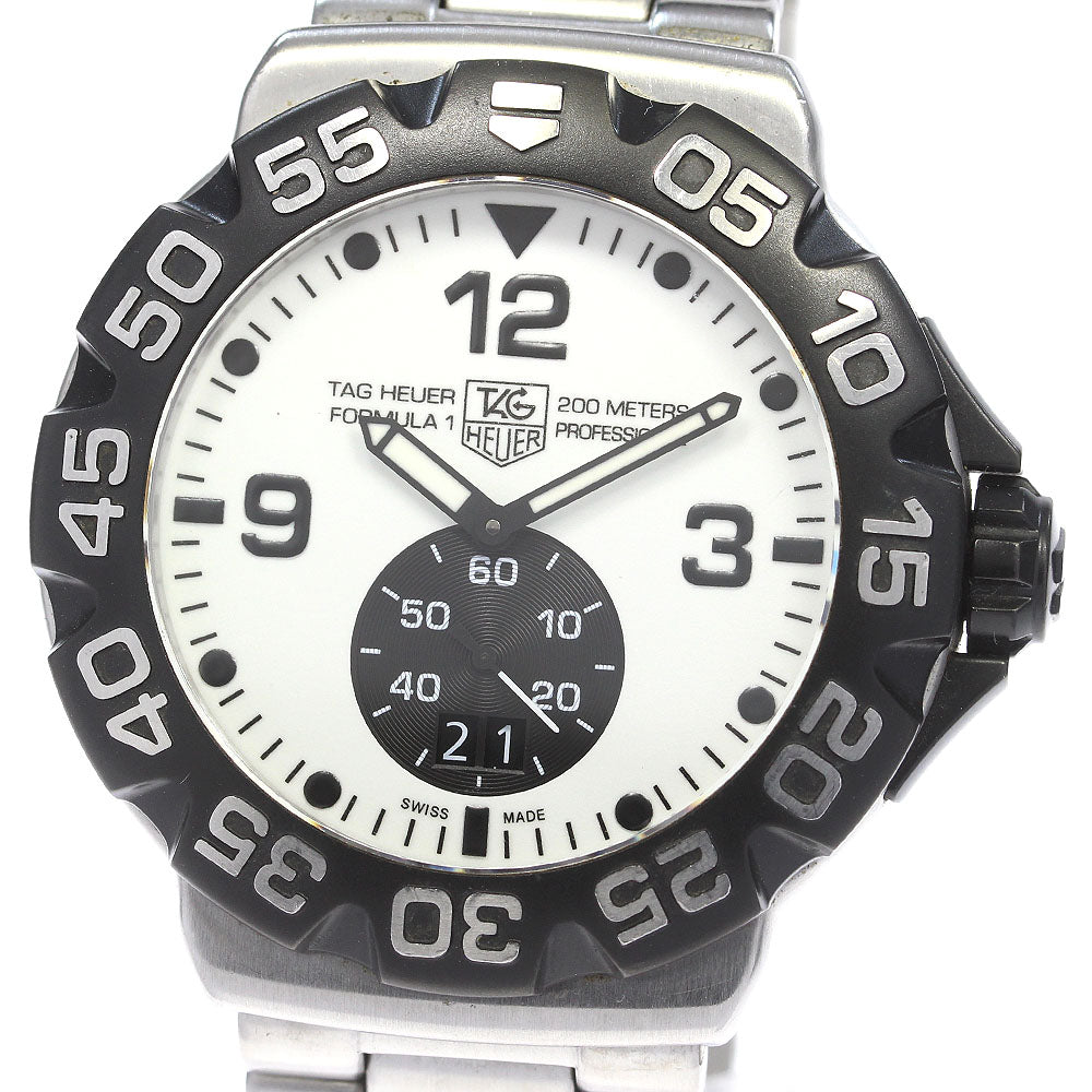 TAG HEUER Formula 1 WAH1011 White / black Dial Quartz Men's Watch_837074