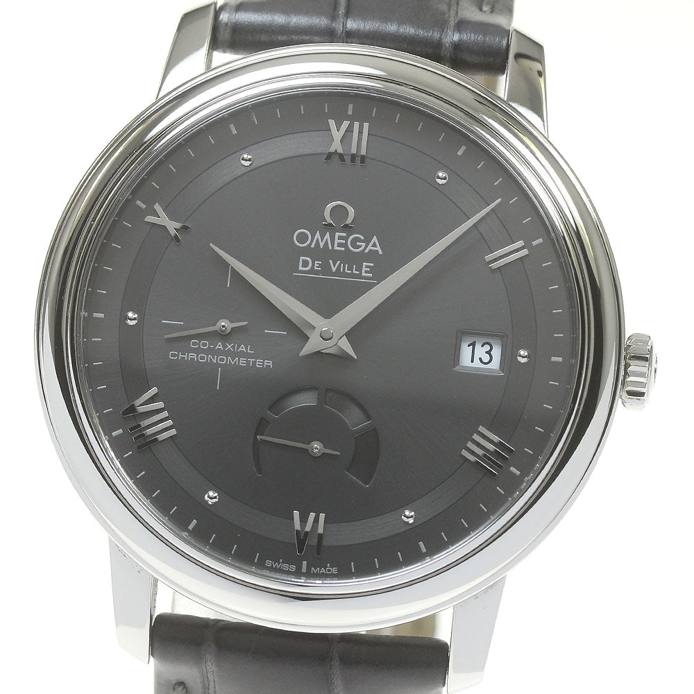 OMEGA De Ville Prestige Coaxial 424.13.40.21.06.001 Power reserve gray Dial Automatic Men's Watch_837094
