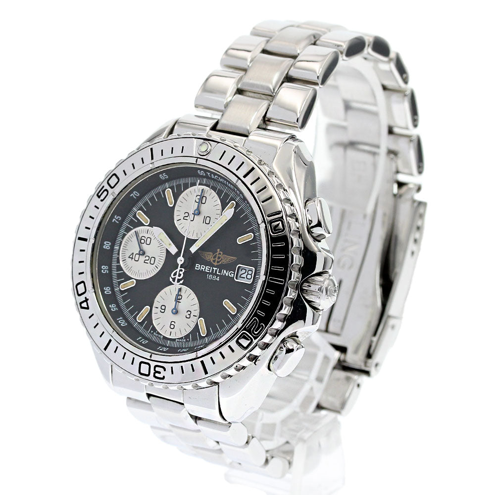 BREITLING Chrono Shark A13051 Date Black Dial Automatic Men's Watch_837096