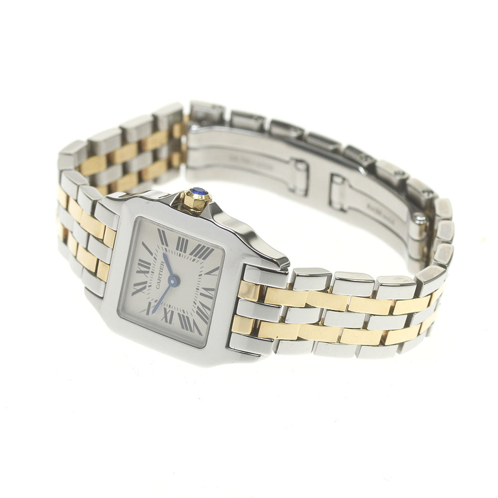 CARTIER Santos demoiselle W25066Z6 beige Dial Quartz Ladies Watch_837147