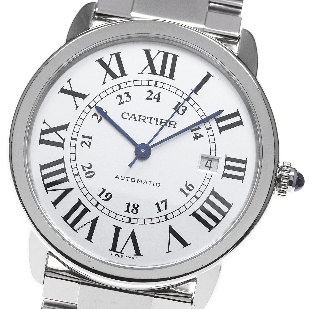 CARTIER RondeSolo de CartierXL W6701011 Silver Dial Automatic Men's Watch_837185
