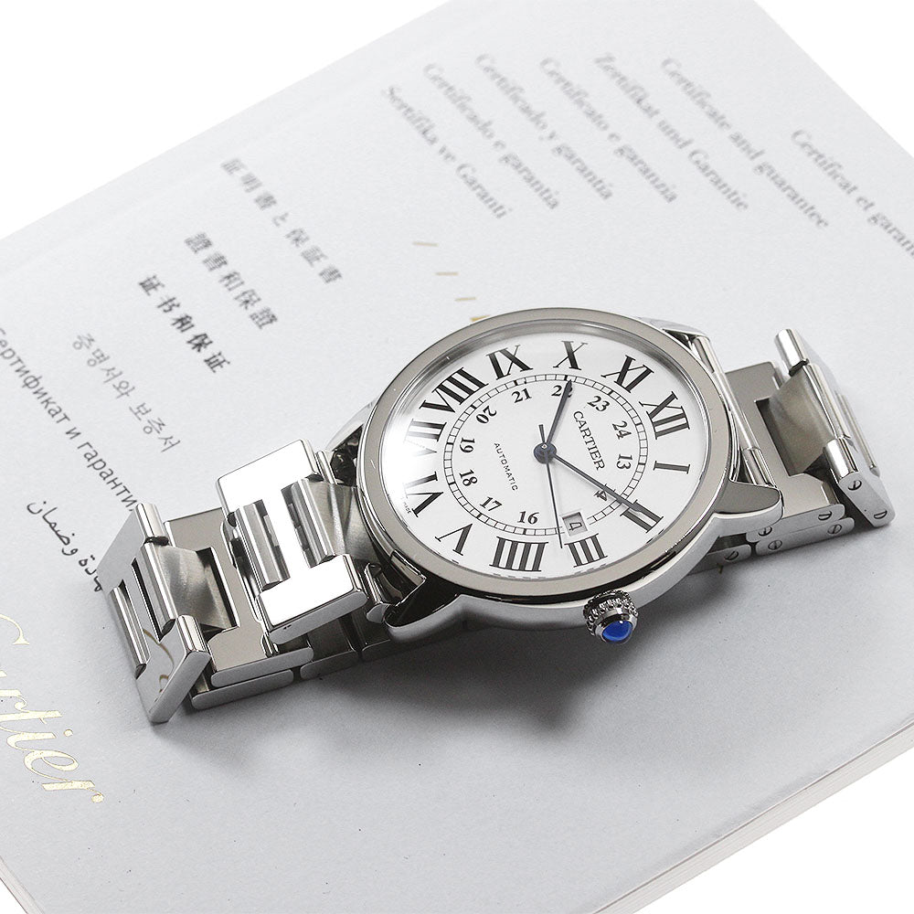 CARTIER RondeSolo de CartierXL W6701011 Silver Dial Automatic Men's Watch_837185