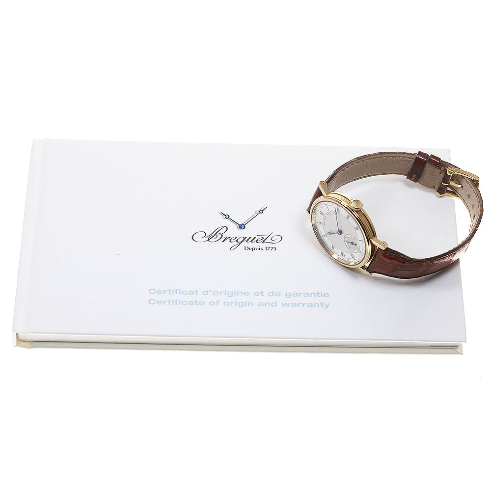 Breguet Classic 5907 K18YG small second Silver Dial Hand Winding Men's Watch_837215