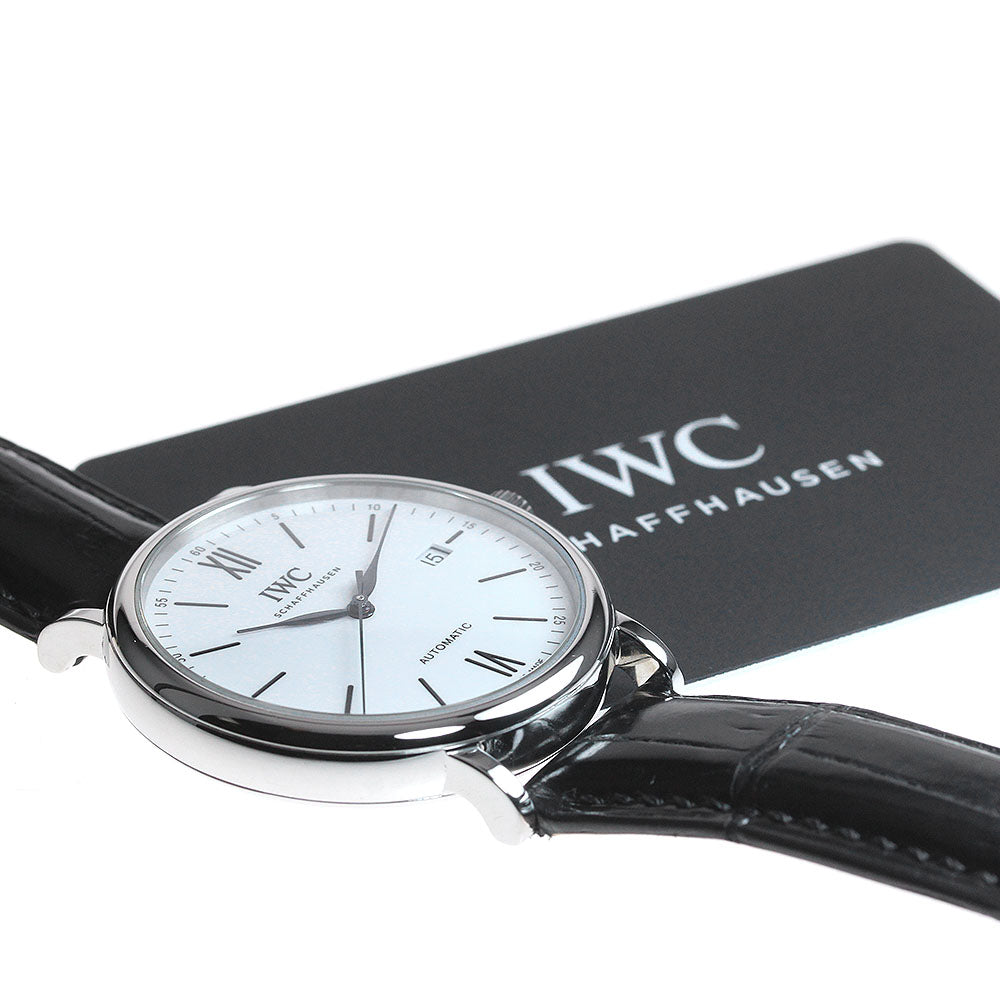 IWC SCHAFFHAUSEN Portofino 150 Years IW356519 World Limited 2000 white Dial Automatic Men's Watch_837226
