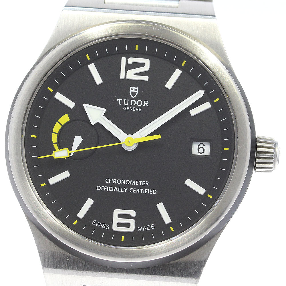 TUDOR North Flag 91210 Power reserve date black Dial Automatic Men's_837232