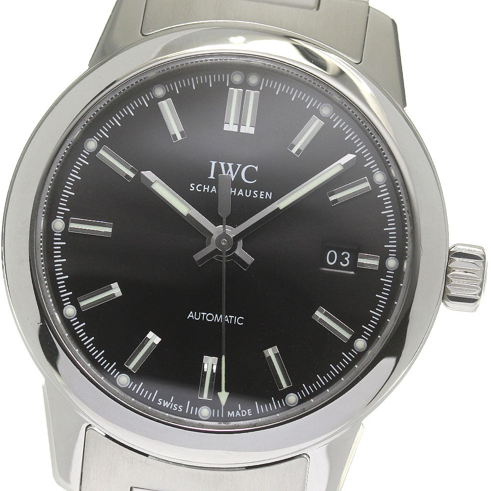 IWC SCHAFFHAUSEN Ingenieur IW357002 Date black Dial Automatic Men's Watch_837240