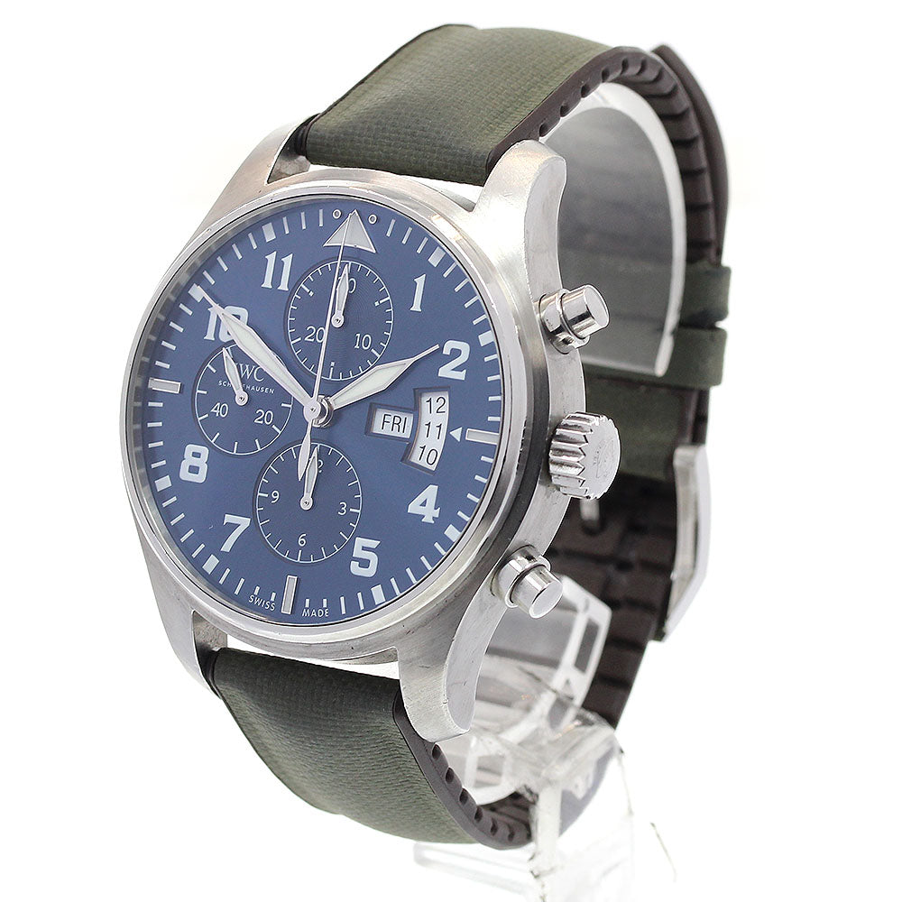 IWC SCHAFFHAUSEN Pilot watch IW377706 Petit Prince Chronograph AT Men's _837266