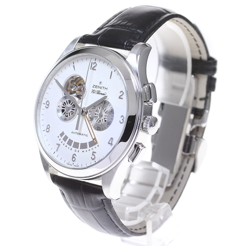 ZENITH Grand class open 03.0520.4021 El Primero Chronograph black Dial Automatic Men's Watch_837267