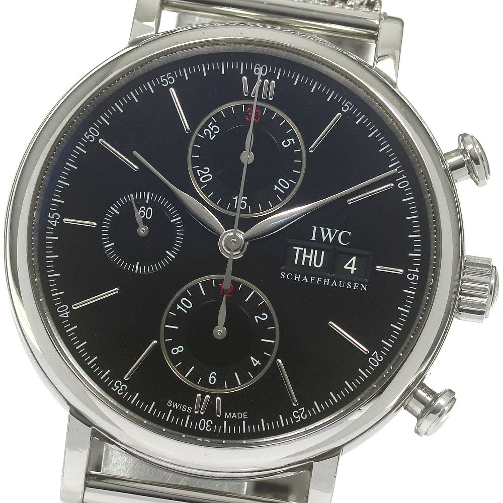 IWC SCHAFFHAUSEN Portofino IW391006 Day-Date Chronograph Automatic Men's_837280