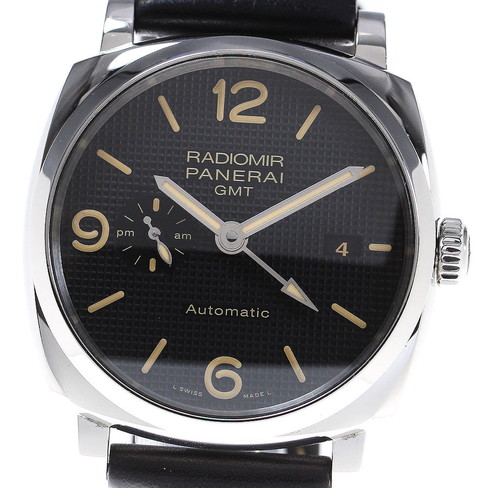 PANERAI Radiomir 1940 3 Days Acciaio PAM00627 GMT Automatic Men's Watch_837281
