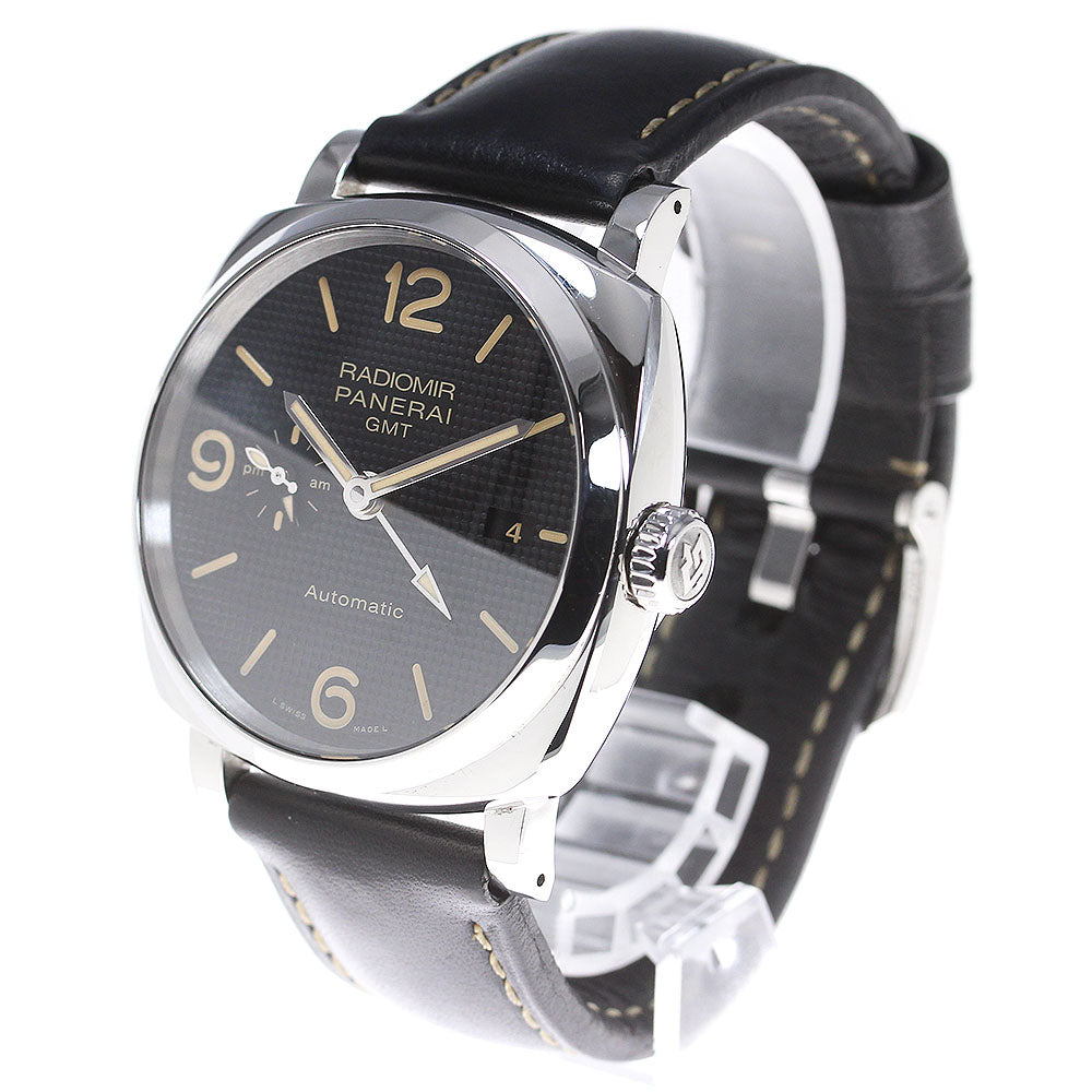 PANERAI Radiomir 1940 3 Days Acciaio PAM00627 GMT Automatic Men's Watch_837281