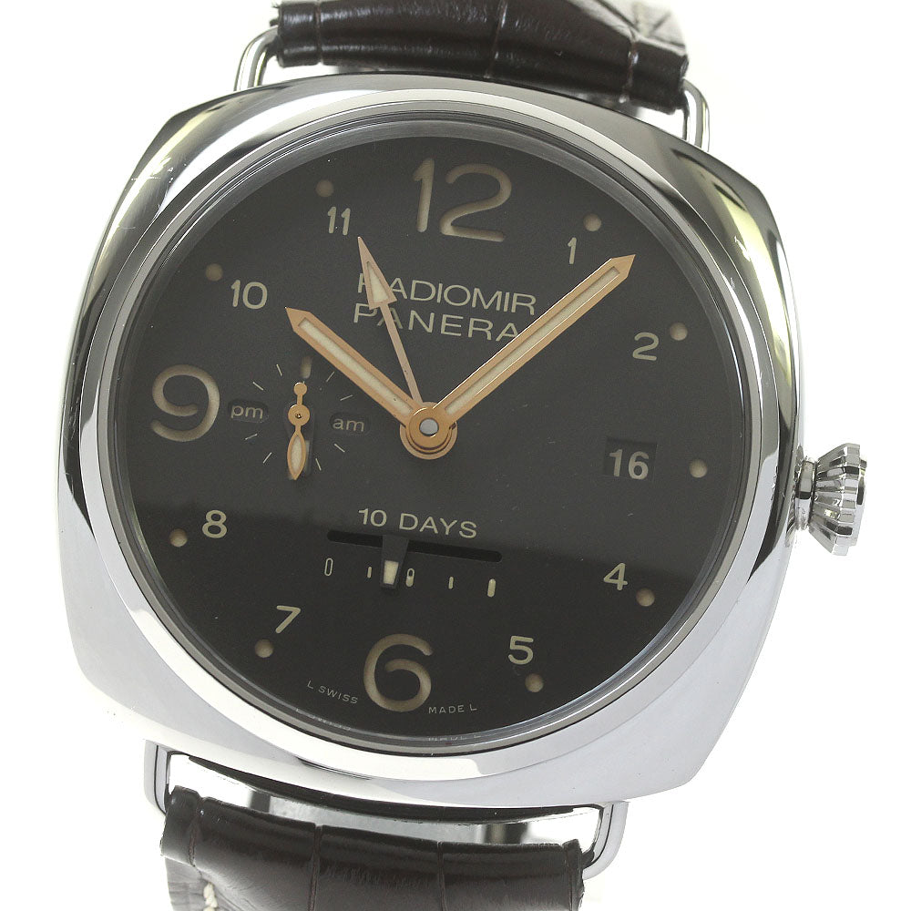 PANERAI Radiomir 10 Days PAM00391 GMT Brown Dial Automatic Men's Watch_837301