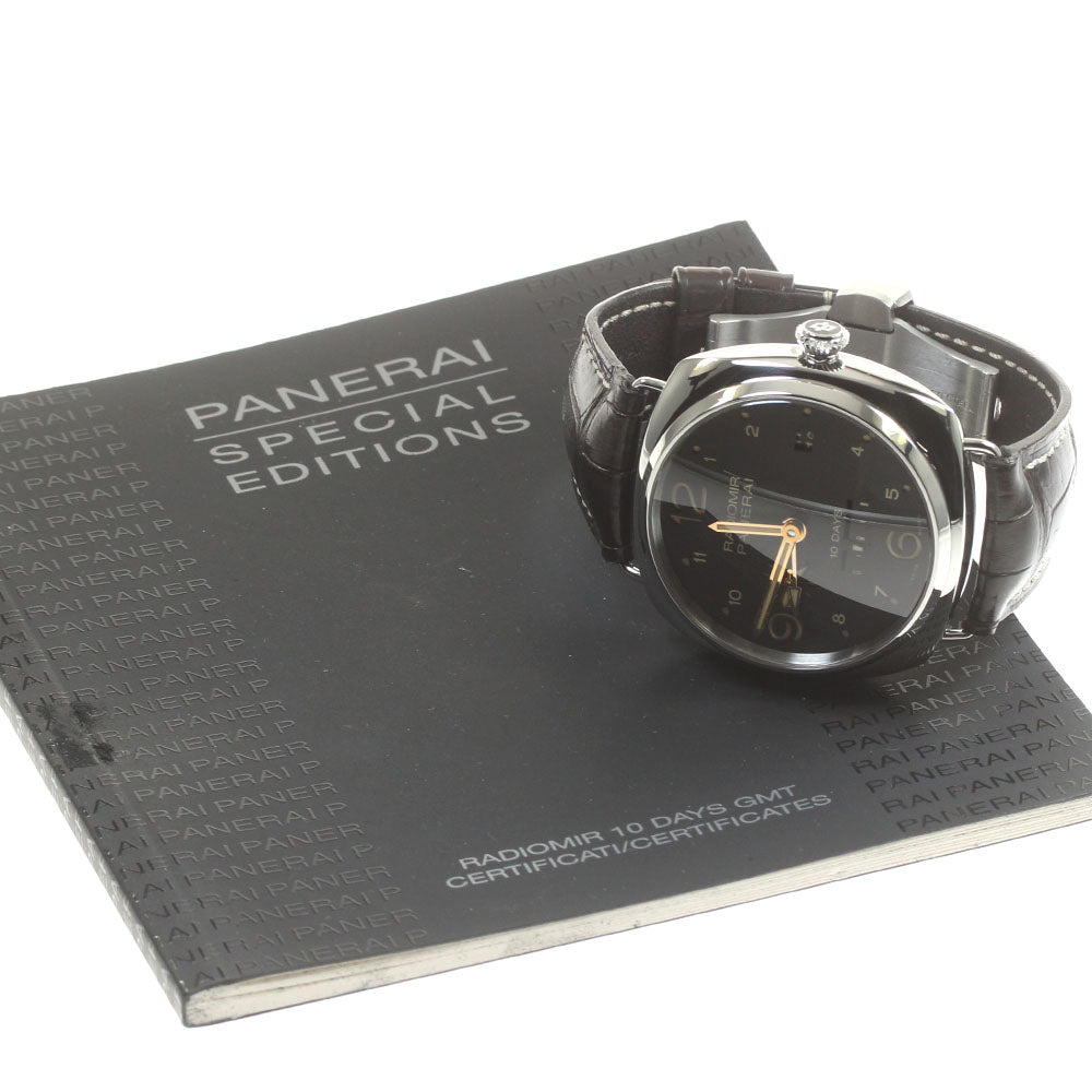 PANERAI Radiomir 10 Days PAM00391 GMT Brown Dial Automatic Men's Watch_837301