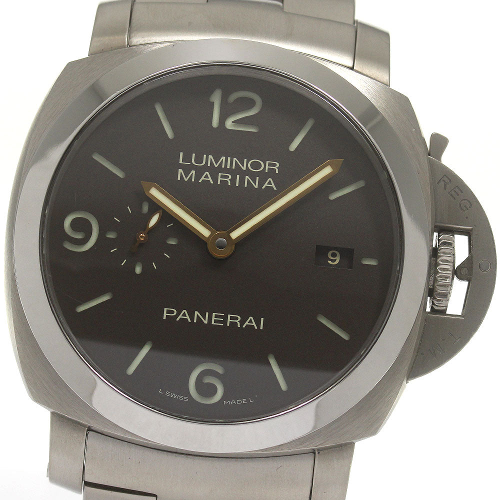 PANERAI Luminor Marina 1950 PAM00352 3 days Brown Dial Automatic Men's_837322