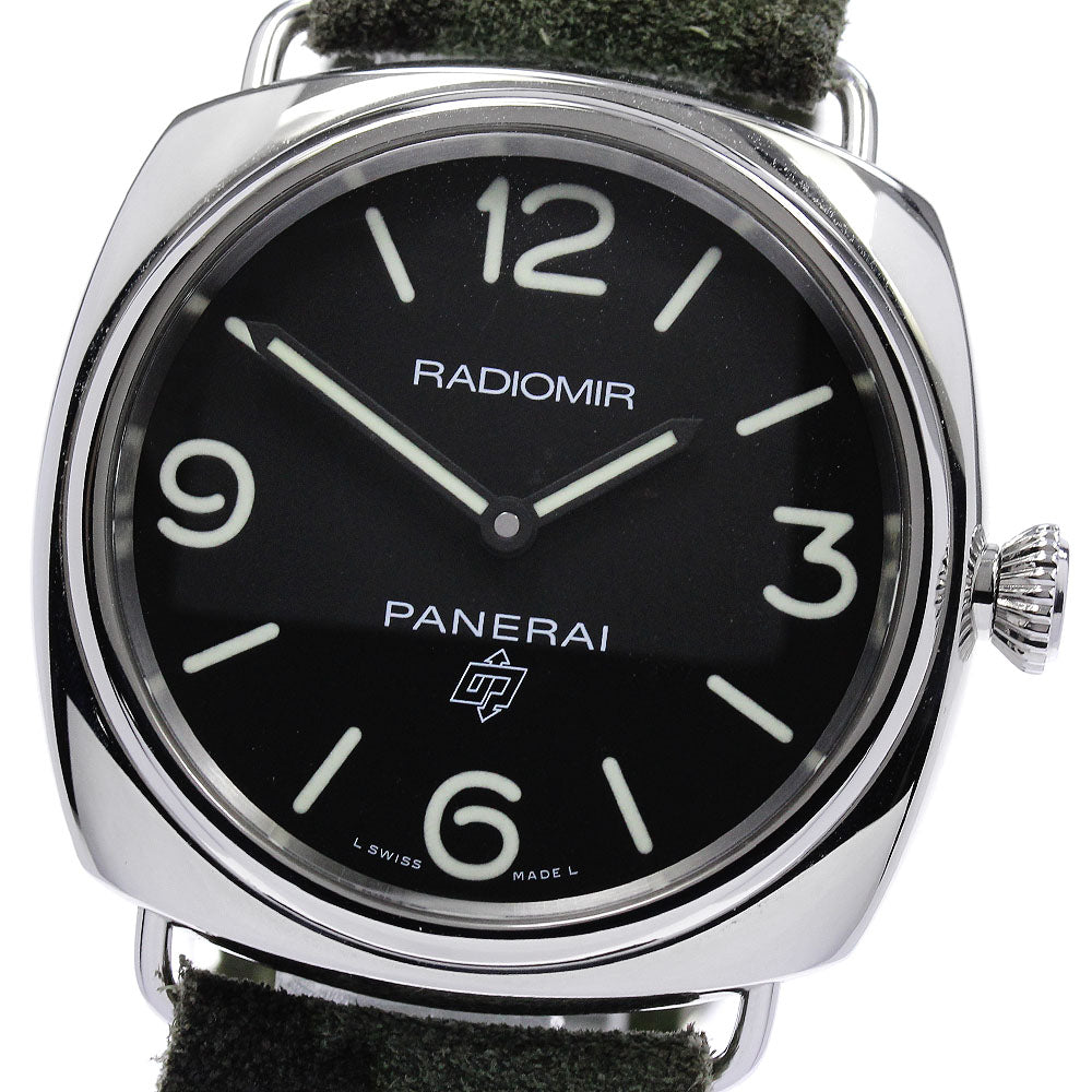 PANERAI Radiomir 3 days Acciaio PAM00753 Black Dial Hand Winding Men's _837329
