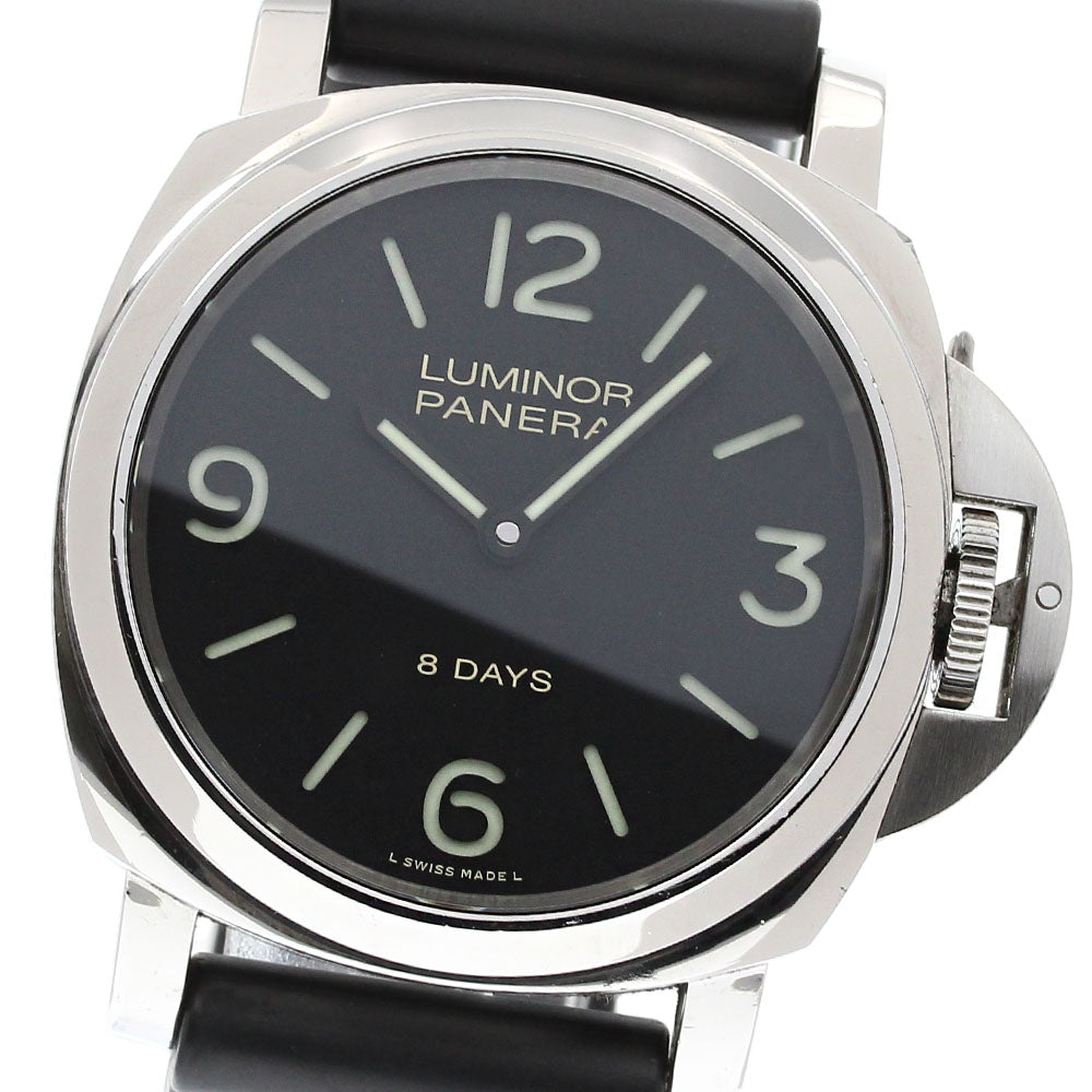 PANERAI Luminor Base 8DAYS Acciaio PAM00560 Hand Winding Men's Watch_837334