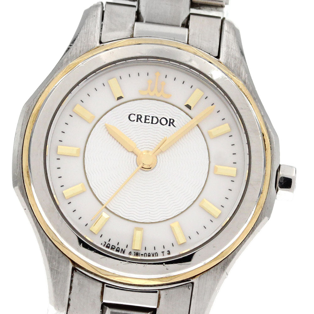 SEIKO CREDOR GSAS958/4J81-0AP0 18K Yellow Gold Quartz Ladies Watch_837363