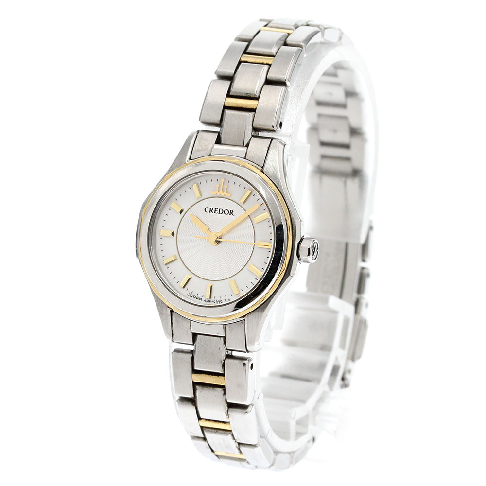 SEIKO CREDOR GSAS958/4J81-0AP0 18K Yellow Gold Quartz Ladies Watch_837363