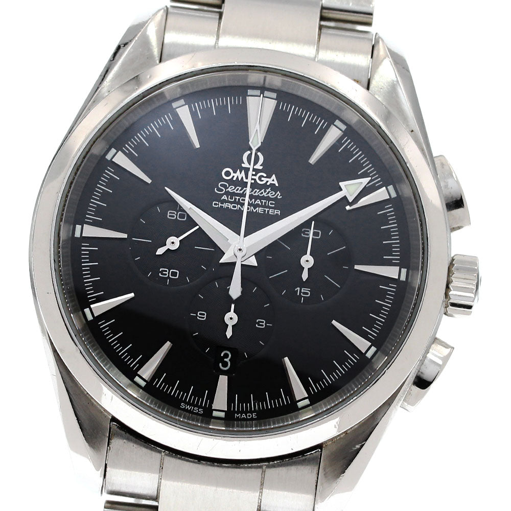 OMEGA Seamaster Aqua Terra 2512.50 Chronograph black Dial Automatic Men's Watch_837389