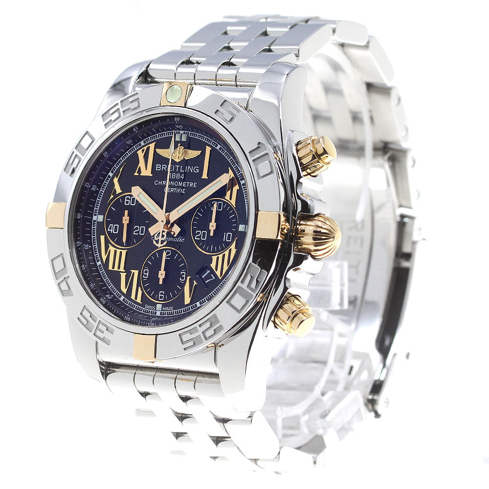 BREITLING Chronomat44 Bikoro IB0110 Date Black Dial Automatic Men's Watch_837432