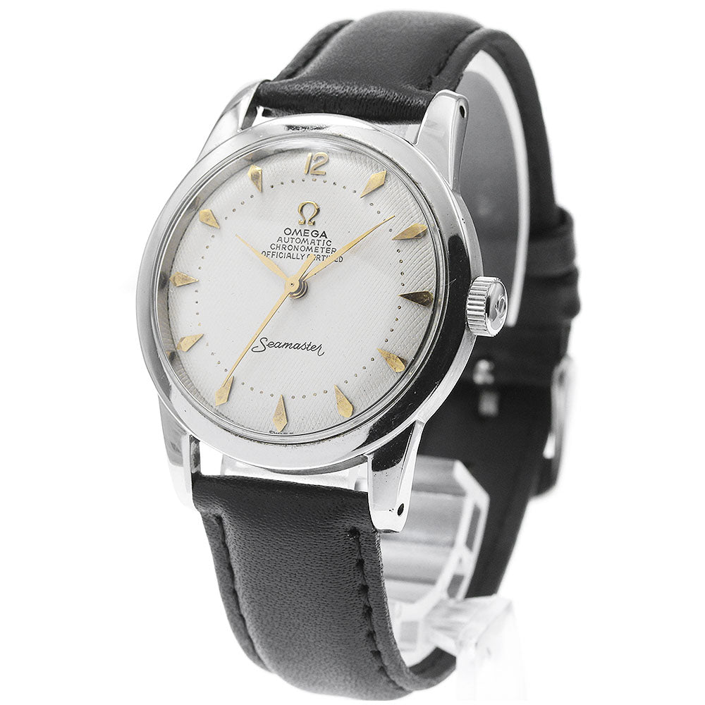 OMEGA Seamaster C2577-4 Cal.351 Redial Half Rotor beige Dial Automatic Men's Watch_837442
